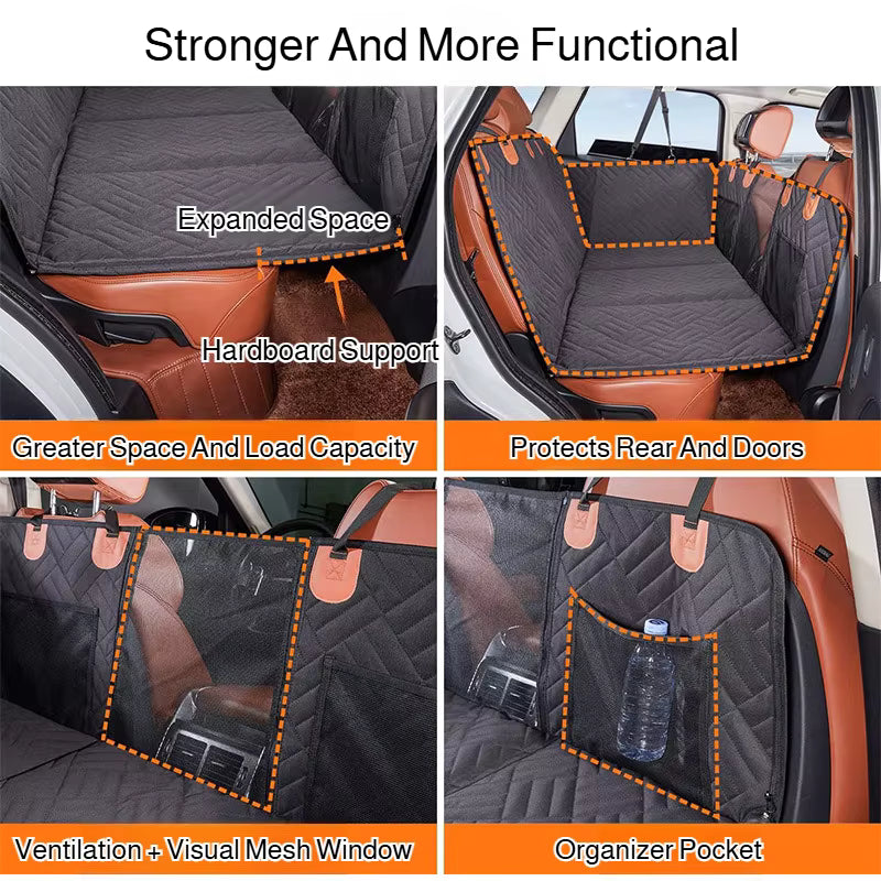 Hard-Bottom Backseat Extender for Dogs